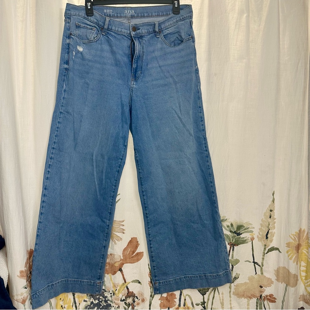 a.n.a Classic Blue Flare Jeans